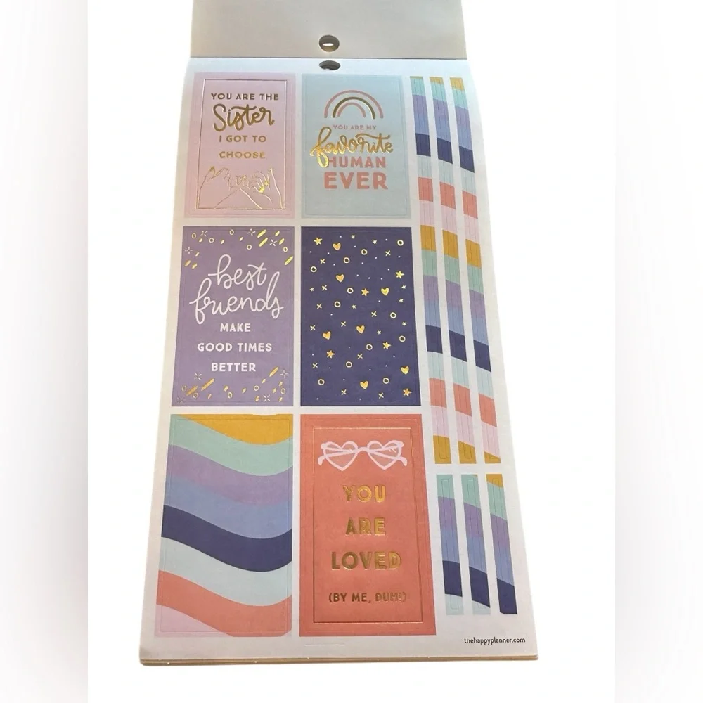 The Happy Planner Friendship  30 Page Sticker Book